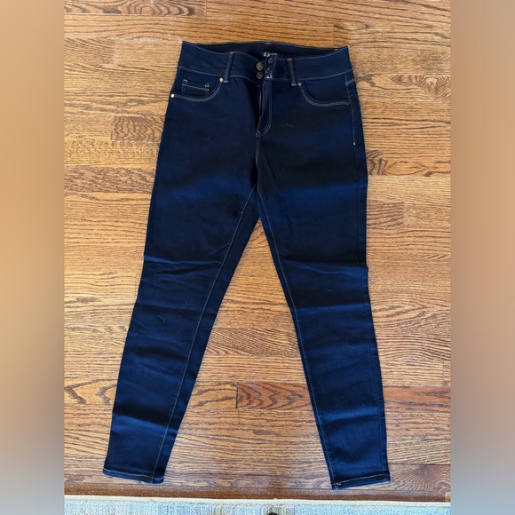 d Jeans High Rise Dark Wash Skinny Jeans Size 10 - Picture 5 of 5